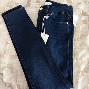 Good American Deep Indigo Skinny Jeans